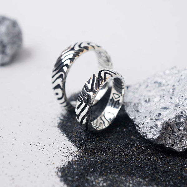 custom wedding bands by Moonique