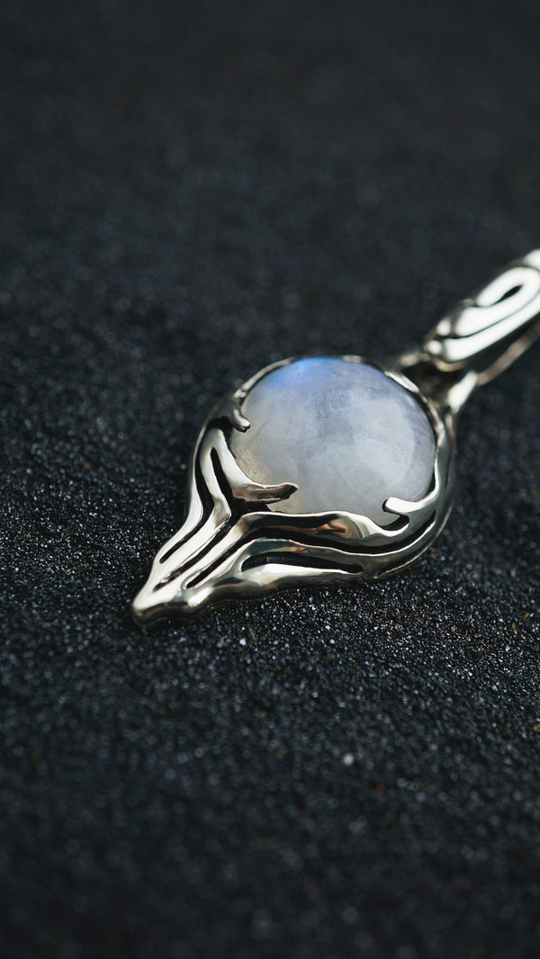 FLOE | moonstone silver pendant