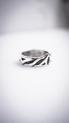 Unique Mens silver wedding bands OLAF | Celtic Wedding Ring BY MOONIQUE