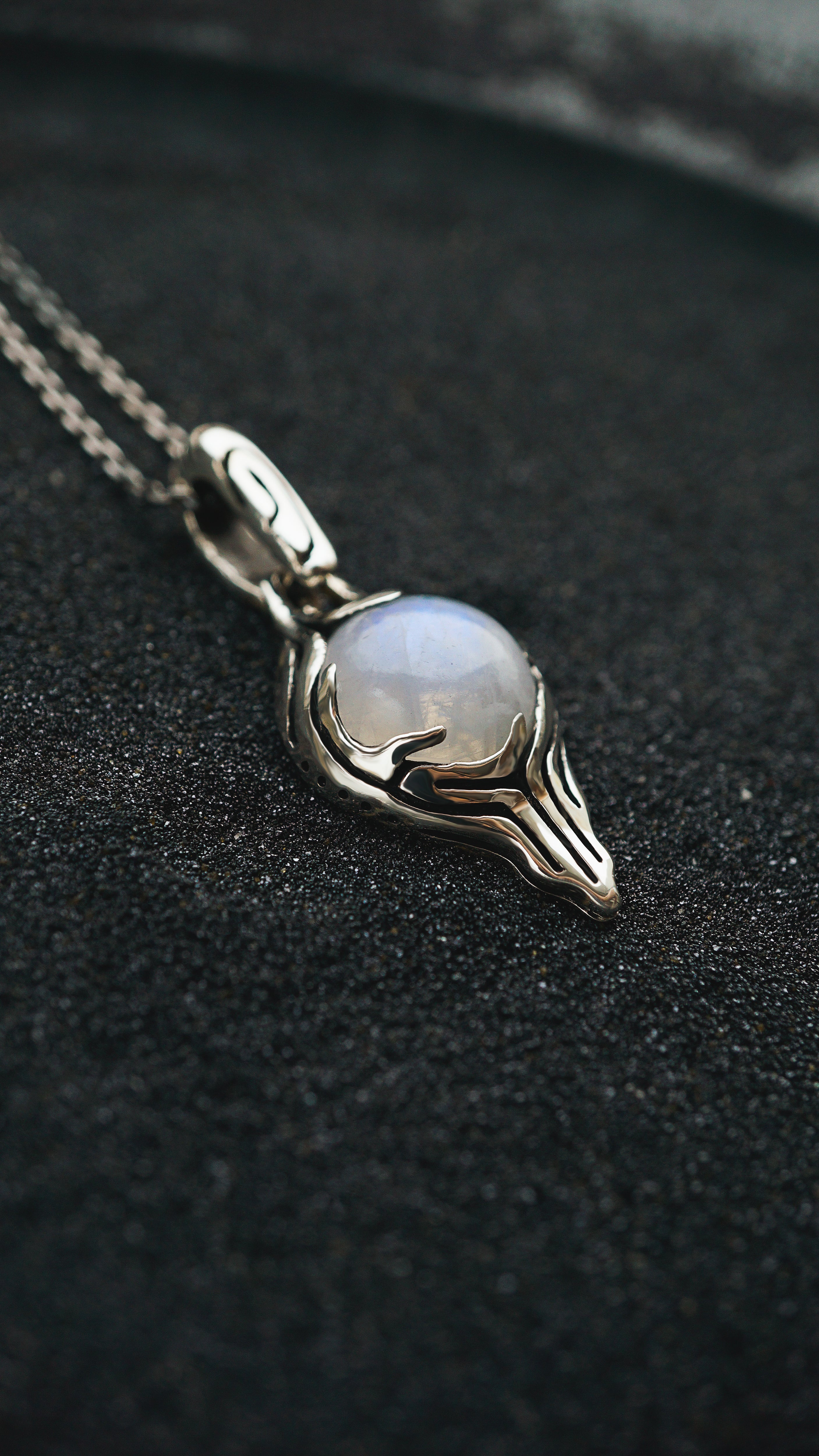 FLOE | moonstone silver pendant