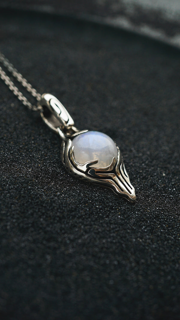 FLOE | moonstone silver pendant