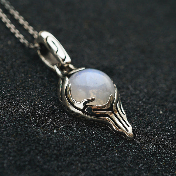 FLOE | moonstone silver pendant