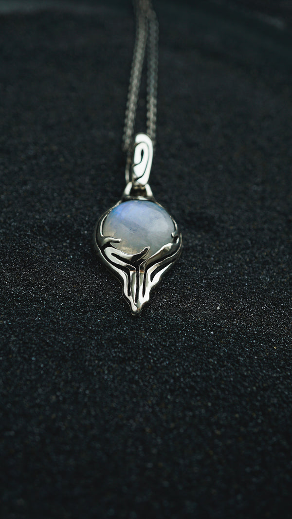 FLOE | moonstone silver pendant