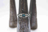 Mens silver ring, mens pinky ring, mens gemstone ring, mens labradorite ring, cyberpunk ring, handmade jewelry by moonique