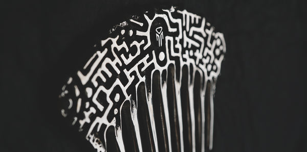 handmade custom jewelry by mooniquecreation, moonique, silver hair comb, cyberpunk jewelry