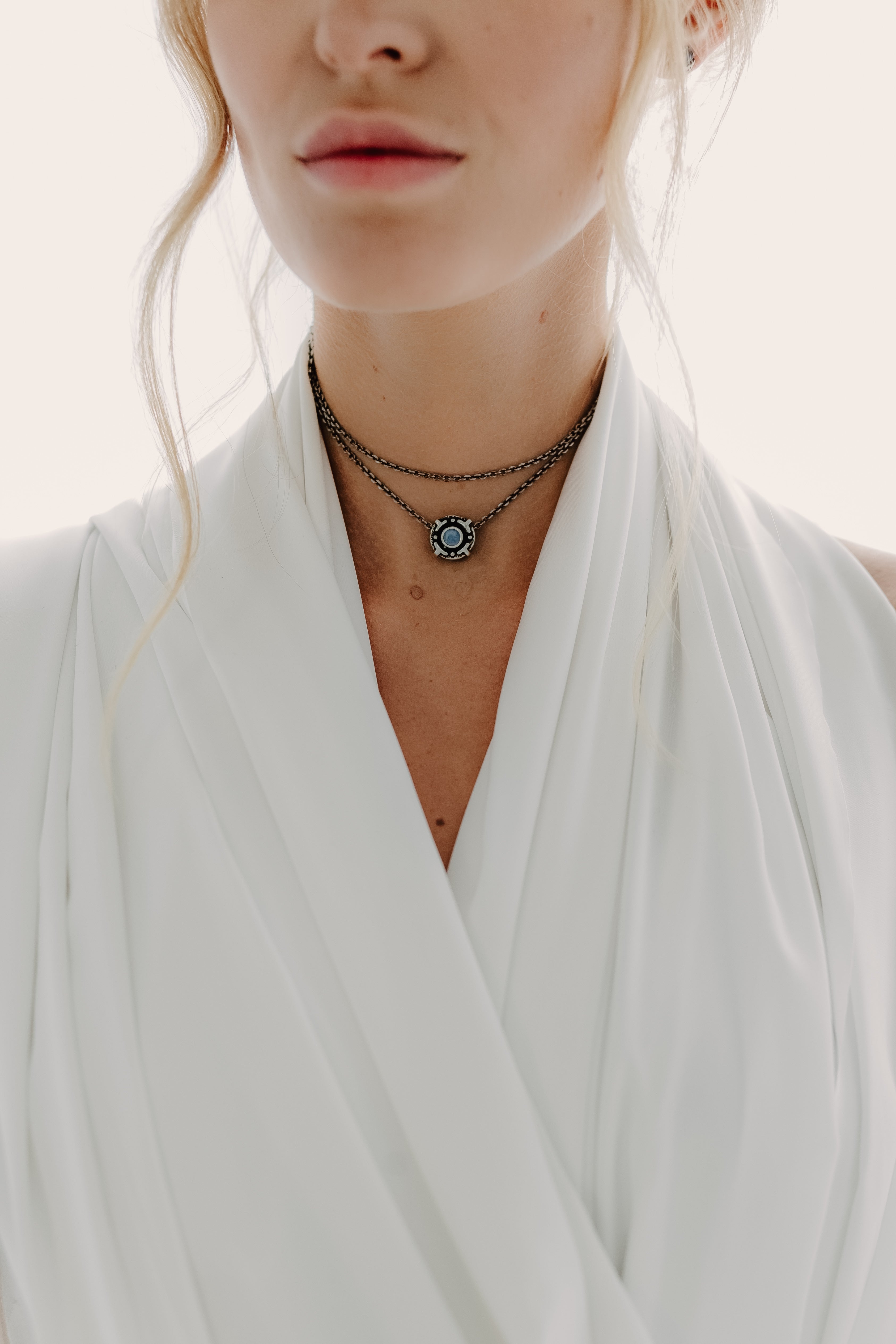 Natural Australian Opal pendant, Opal necklace, Small Opal silver pendant, October birthstone Unique necklace
