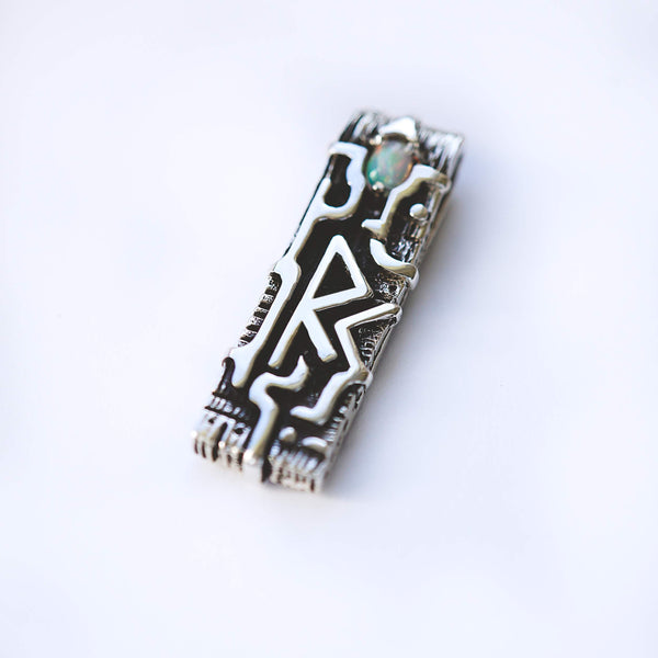 viking runes
Raido
amulet
talisman pendant
opal pendant
norse runes
nordic runes
celtic runes
silver pendant
silver necklace
rune jewelry
rune necklace
rune pendant