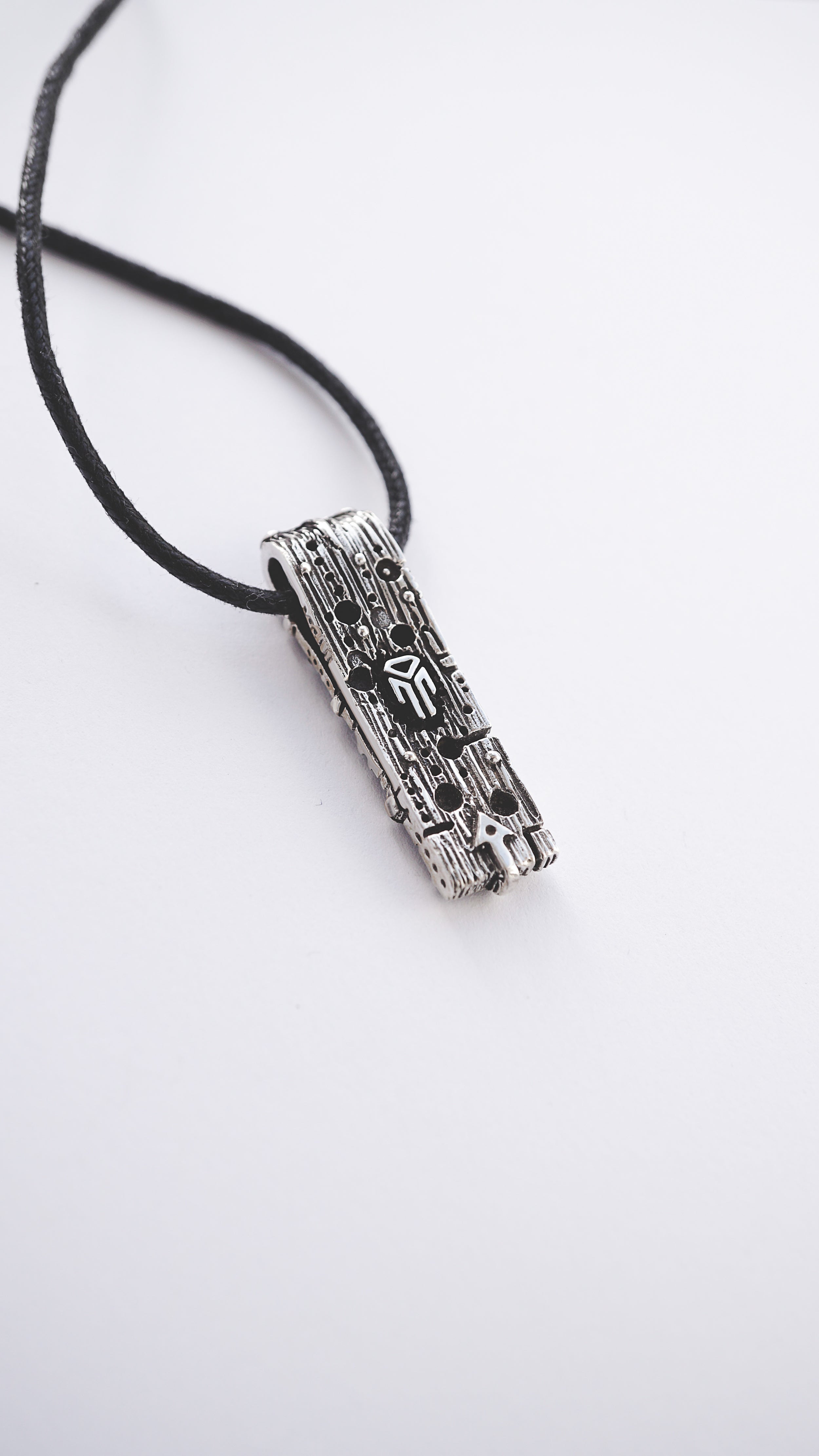 THUNDER mens sterling silver necklace by moonique , handmade jewelry, cyberpunk jewelry, mens jewelry