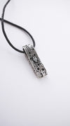 THUNDER mens sterling silver necklace by moonique , handmade jewelry, cyberpunk jewelry, mens jewelry