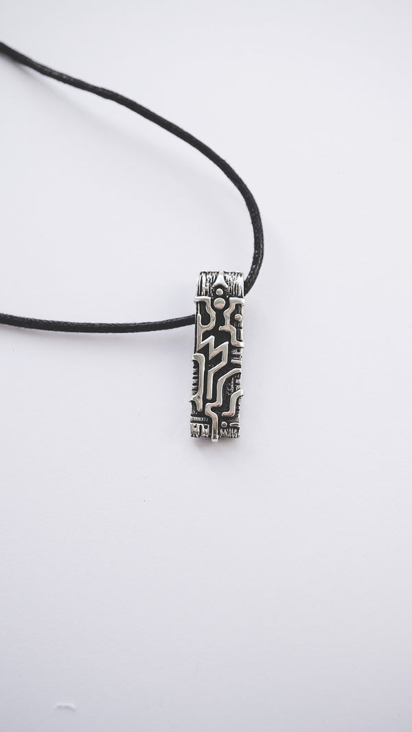 THUNDER mens sterling silver necklace by moonique