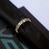 mens gold band, mens gold ring, cyberpunk ring, mens unique ring, moonstone ring, gold moonstone ring, mens wedding band, mens engagement ring, mens gemstone ring, handmade ring by moonique