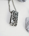 boulder opal pendant, mens opal necklace, mens silver necklace, unique necklace, Mars by Moonique
