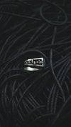 mens silver ring, mens pinky ring, sterling silver ring, cyberpunk ring, cyberpunk jewelry, unique jewelry, handmade jewelry, by moonique unit