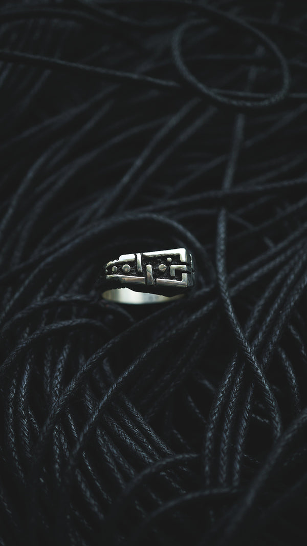 mens silver ring, mens pinky ring, sterling silver ring, cyberpunk ring, cyberpunk jewelry, unique jewelry, handmade jewelry, by moonique unit