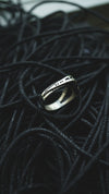 mens silver ring, mens pinky ring, sterling silver ring, cyberpunk ring, cyberpunk jewelry, unique jewelry, handmade jewelry, by moonique unit
