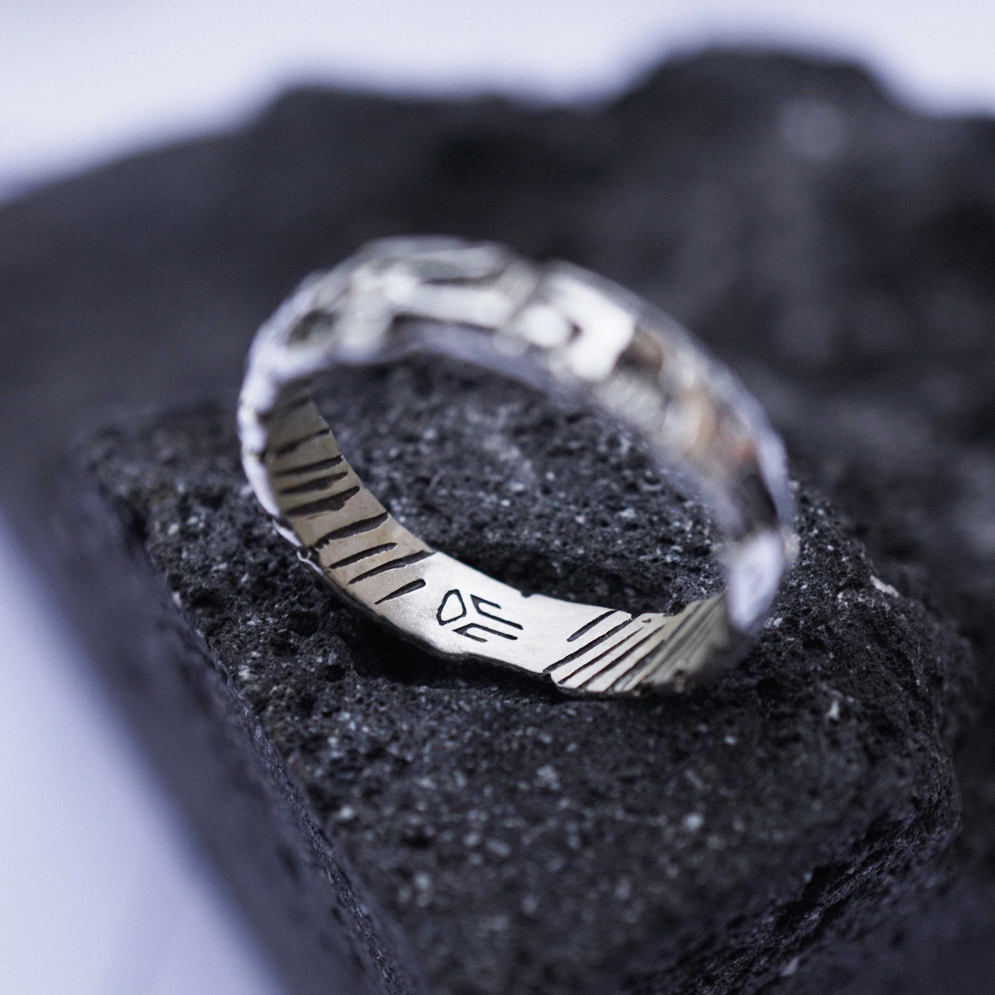 Mens Opal ring
