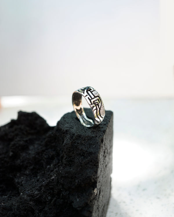 Mens silver Black stone ring mens engagement ring Black Onyx ring Mens gemstone ring
