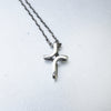 Mens cross necklace silver, Cross necklace women, Cross pendant "CROSS" READY to ship
