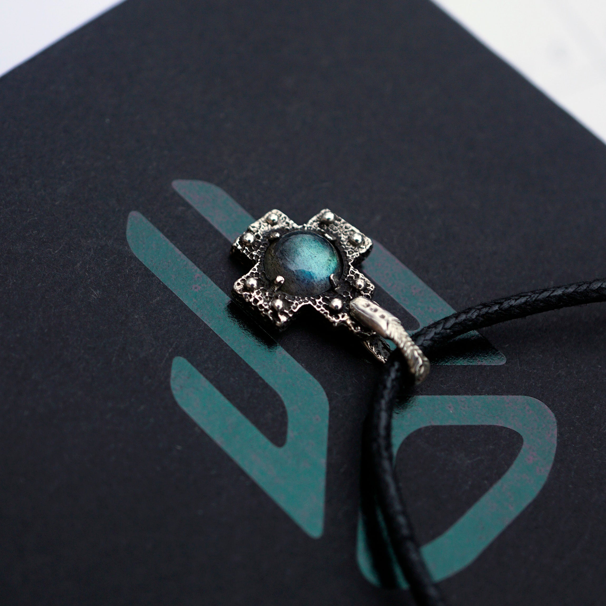 Labradorite pendant, Silver pendant, Cross pendant Choker necklace CROSS Ready to ship