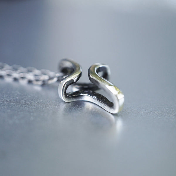 Mens cross necklace silver, Cross necklace women, Cross pendant "CROSS" READY to ship