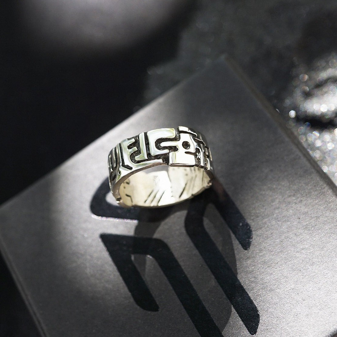 Mens silver ring, mens pinky ring, band from the sterling silver and handcrafted unique design