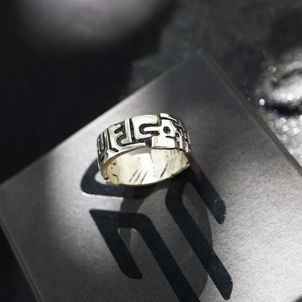 Mens silver ring, mens pinky ring, band from the sterling silver and handcrafted unique design