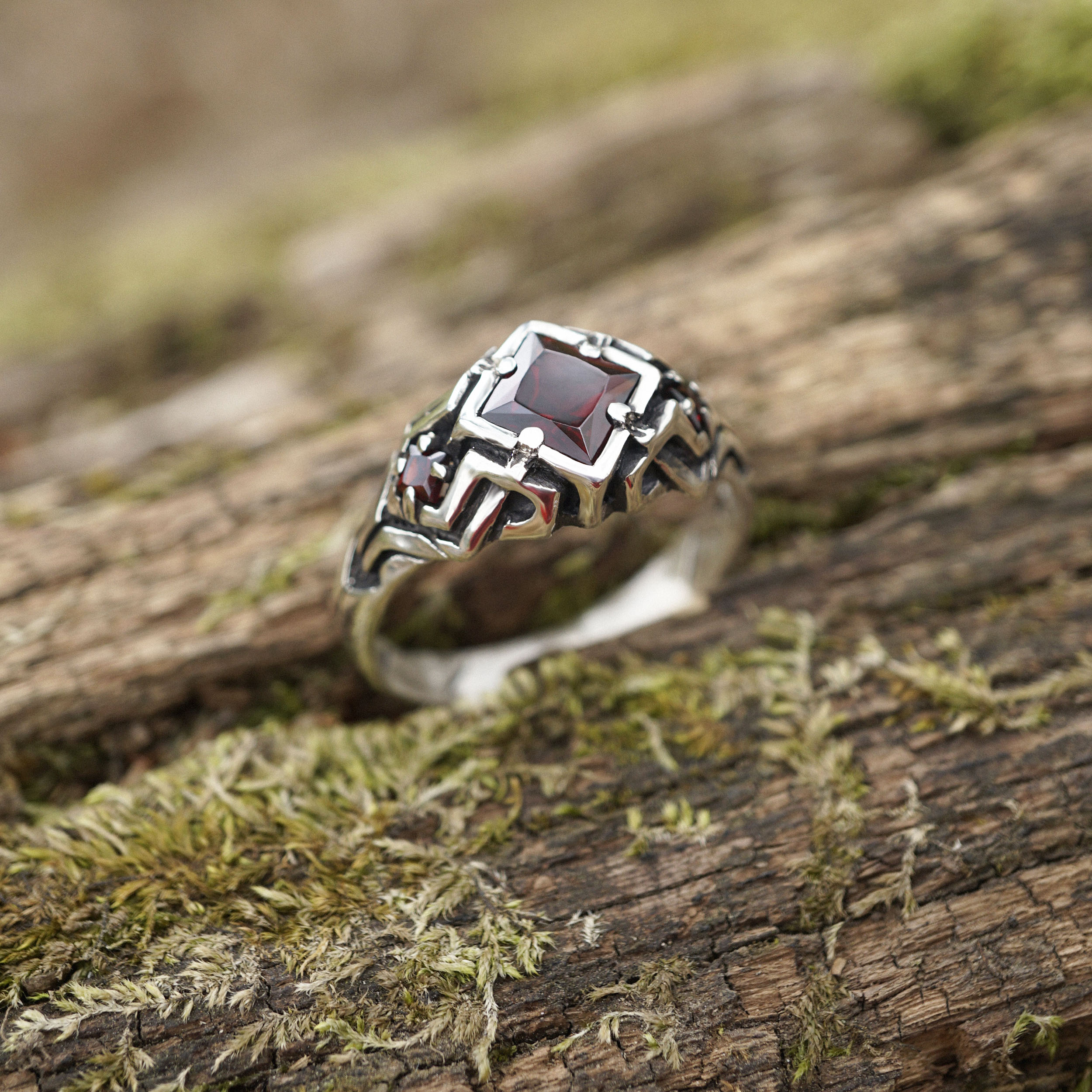 Garnet ring