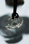 women silver pendant, womens necklace, tourmaline pendants Amulet sterling silver pendant KEY