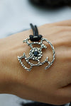 women silver pendant, womens necklace, tourmaline pendants Amulet sterling silver pendant KEY