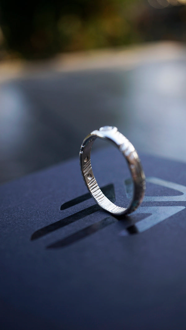14k mens gold ring, Mens engagement ring Moonstone ring Mens wedding band Alternative engagement ring for men Unique mens ring "LUKE"