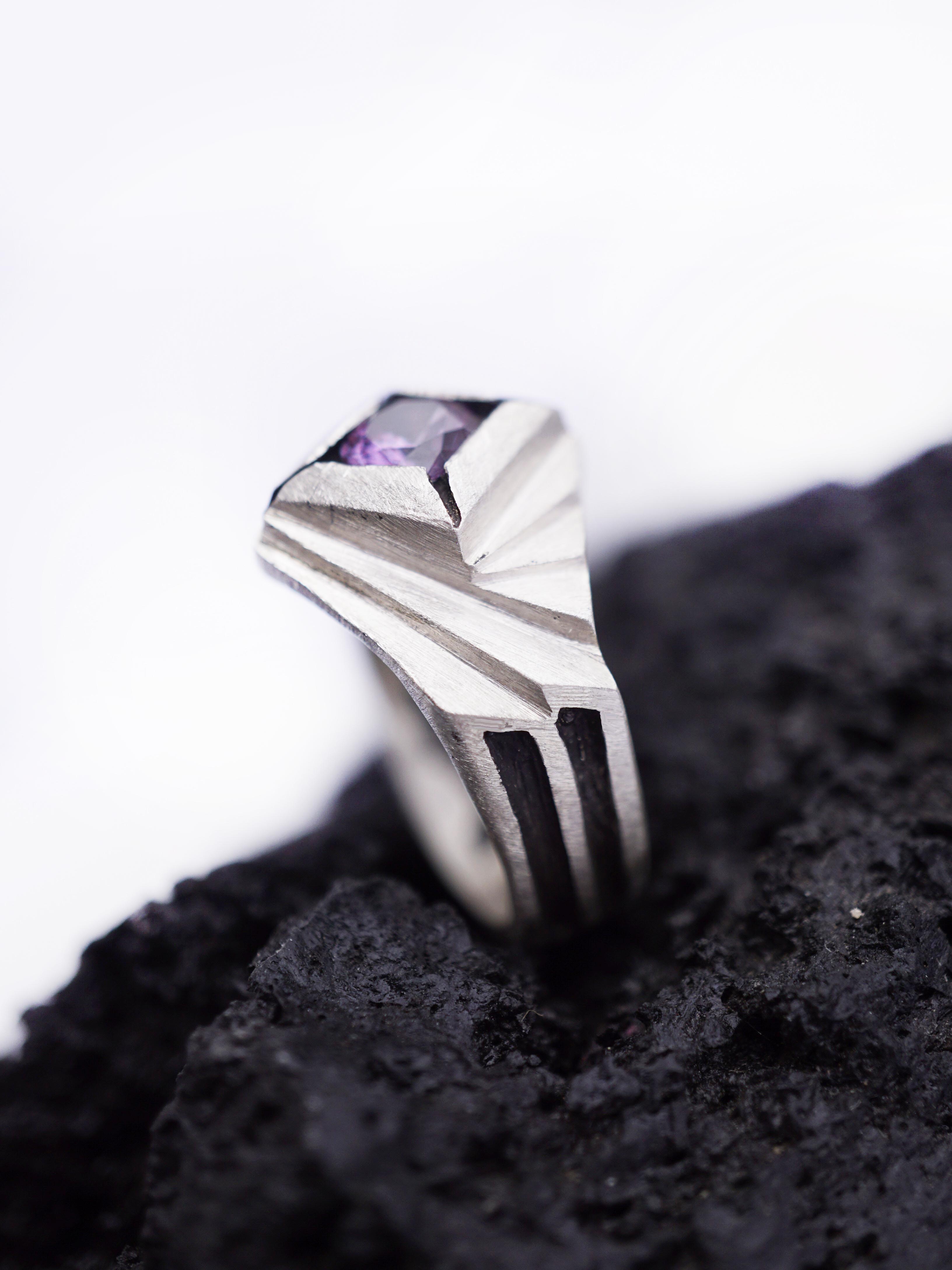 One of kind Alexandrite ring