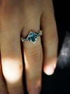 Blue Topaz ring "VIRGIN BLUE"