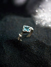 Blue Topaz ring "VIRGIN BLUE"