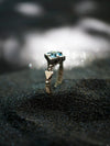 Blue Topaz ring "VIRGIN BLUE"
