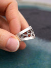 Mens silver ring, Jera viking rune, protection rune, norse runes, viking rune ring, sterling silver ring, mooniquecreation