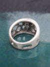Mens silver ring, Jera viking rune, protection rune, norse runes, viking rune ring, sterling silver ring, mooniquecreation