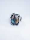 Blue Labradorite Sterling silver Labradorite ring Statement women's ring Gemstone ring HITAM by moonique