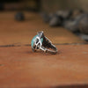 Womens statement aqua Chalcedony Ring Unique Rings OCEANIDE