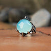 Womens statement aqua Chalcedony Ring Unique Rings OCEANIDE
