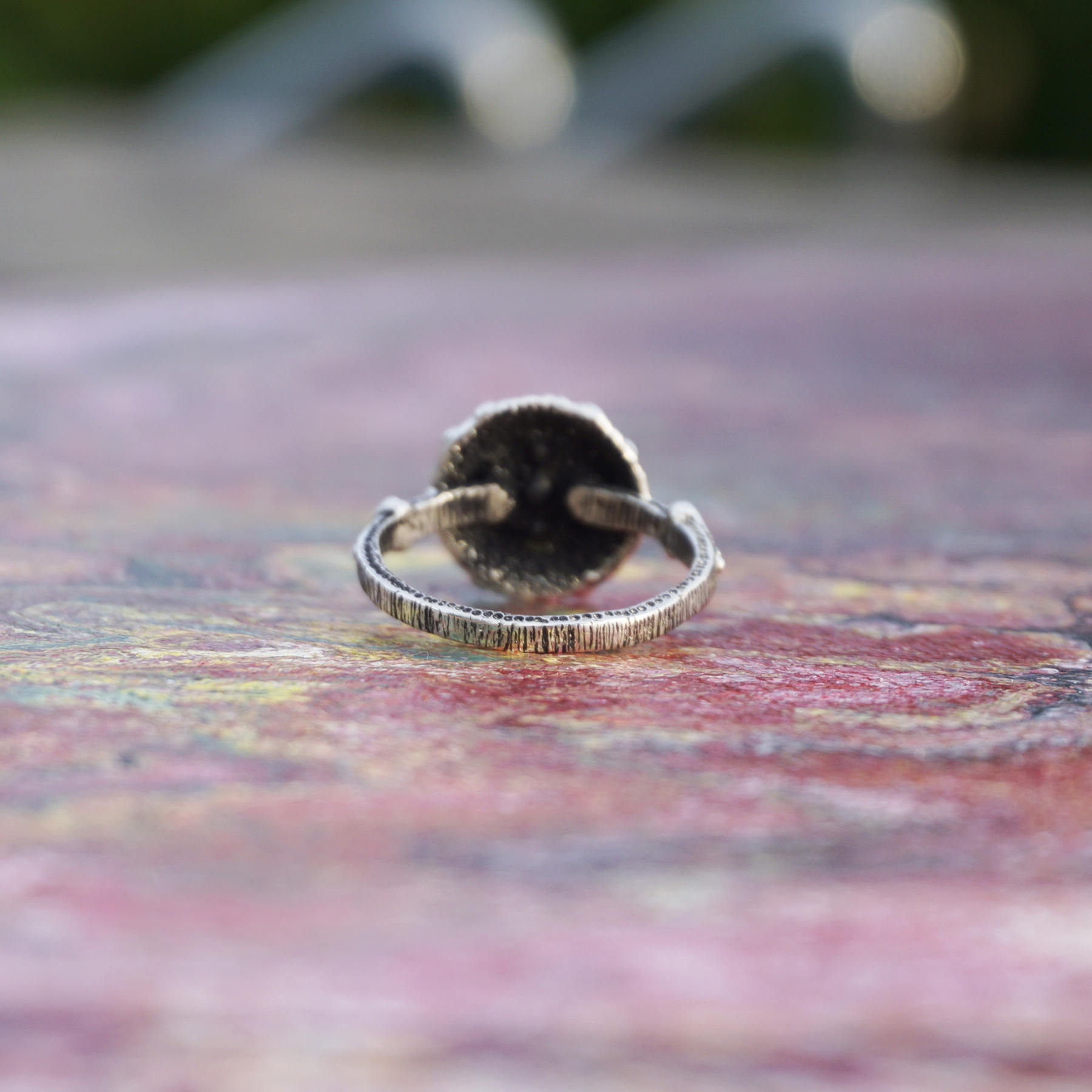 Australian opal ring