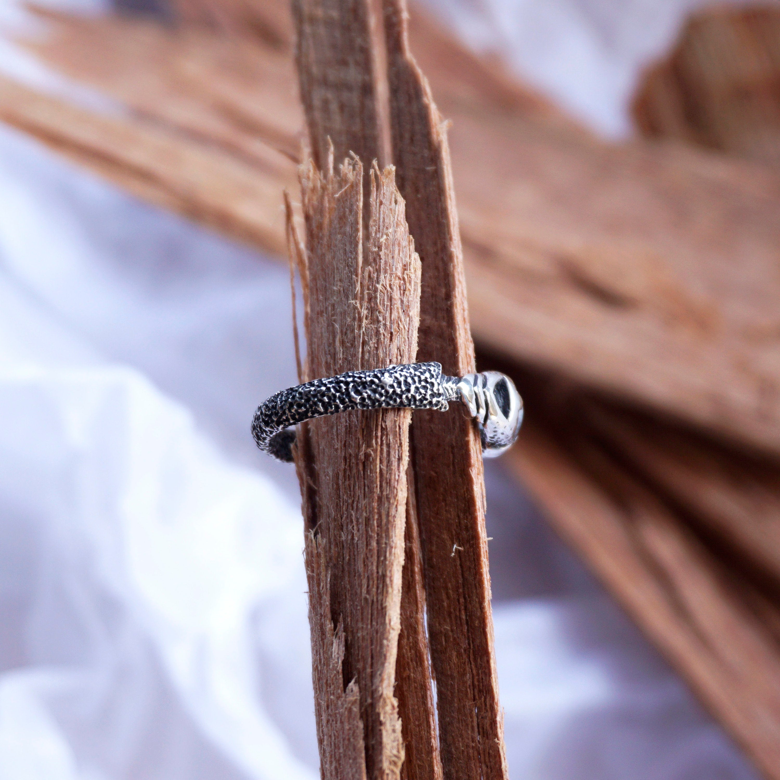 Mens Moonstone ring, Unique Mens ring, Pinky silver ring, Signet stone ring, June Birthstone ring, Mens silver ring
