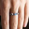 Moon Ring, Sailor Moon ring, Moonstone ring, Moon phases ring, Sun and moon ring, Triple Goddess ring, June birthstone ring LaLuna