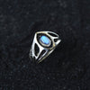 Moonstone ring, Moonstone engagement ring, Gothic engagement ring, Moonstone engagement ring, Alternative engagement ring "TRINITY"