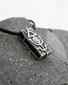 boulder opal pendant, mens opal necklace, mens silver necklace, unique necklace, Mars by Moonique