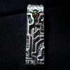 Silver Rune Opal pendant FEHU Amulet Talisman necklace