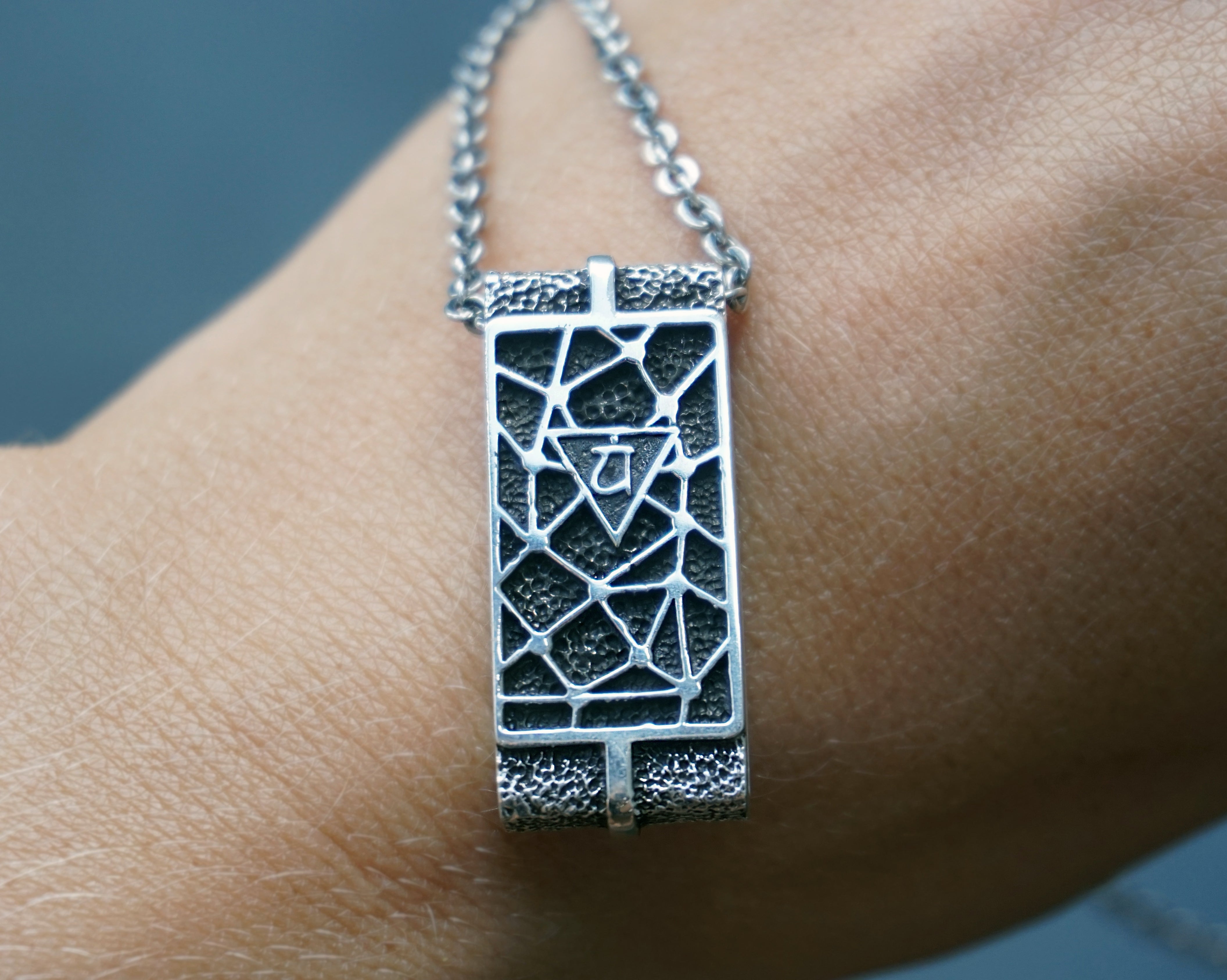 womens sterling silver pendant with australian blue opal, handmade jewelry, custom jewelry, moonique, natural gemstone
