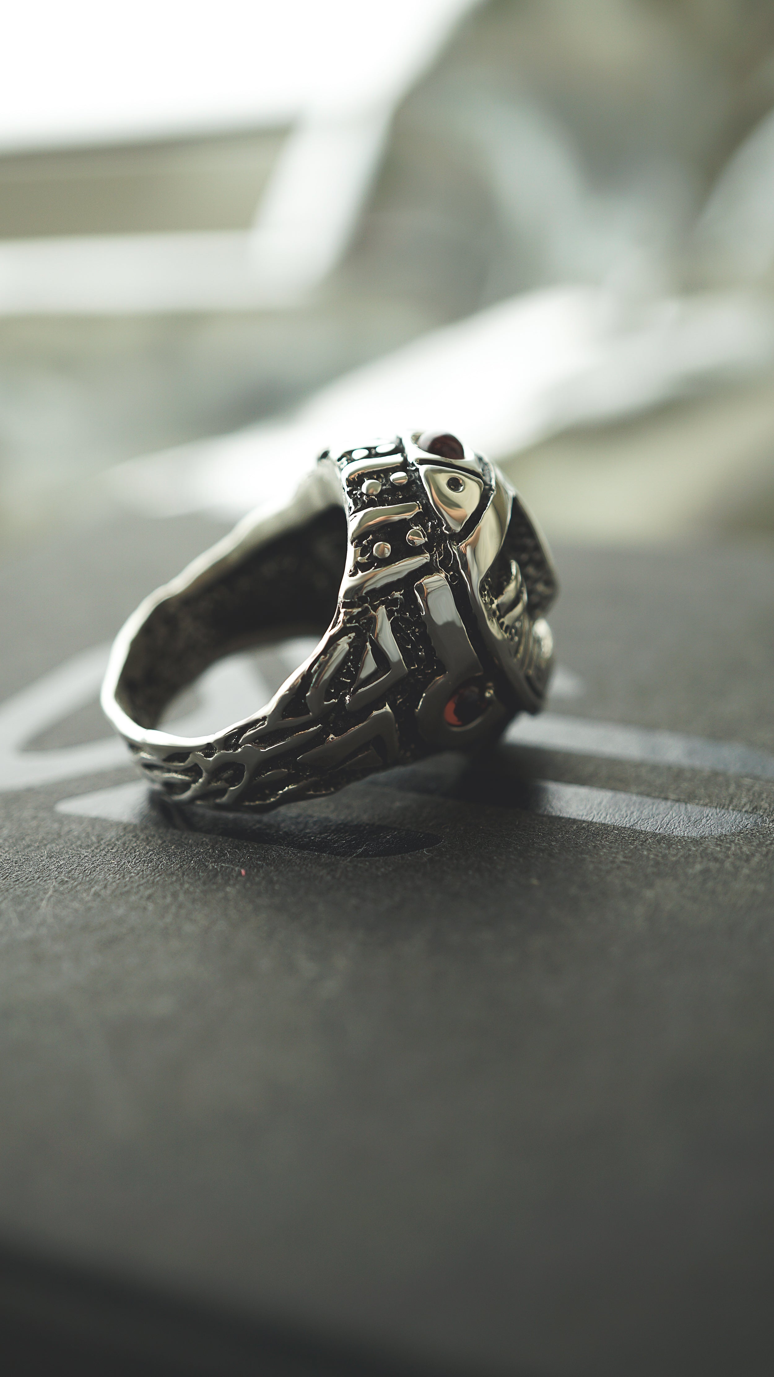 AZTEC | Garnet statement ring