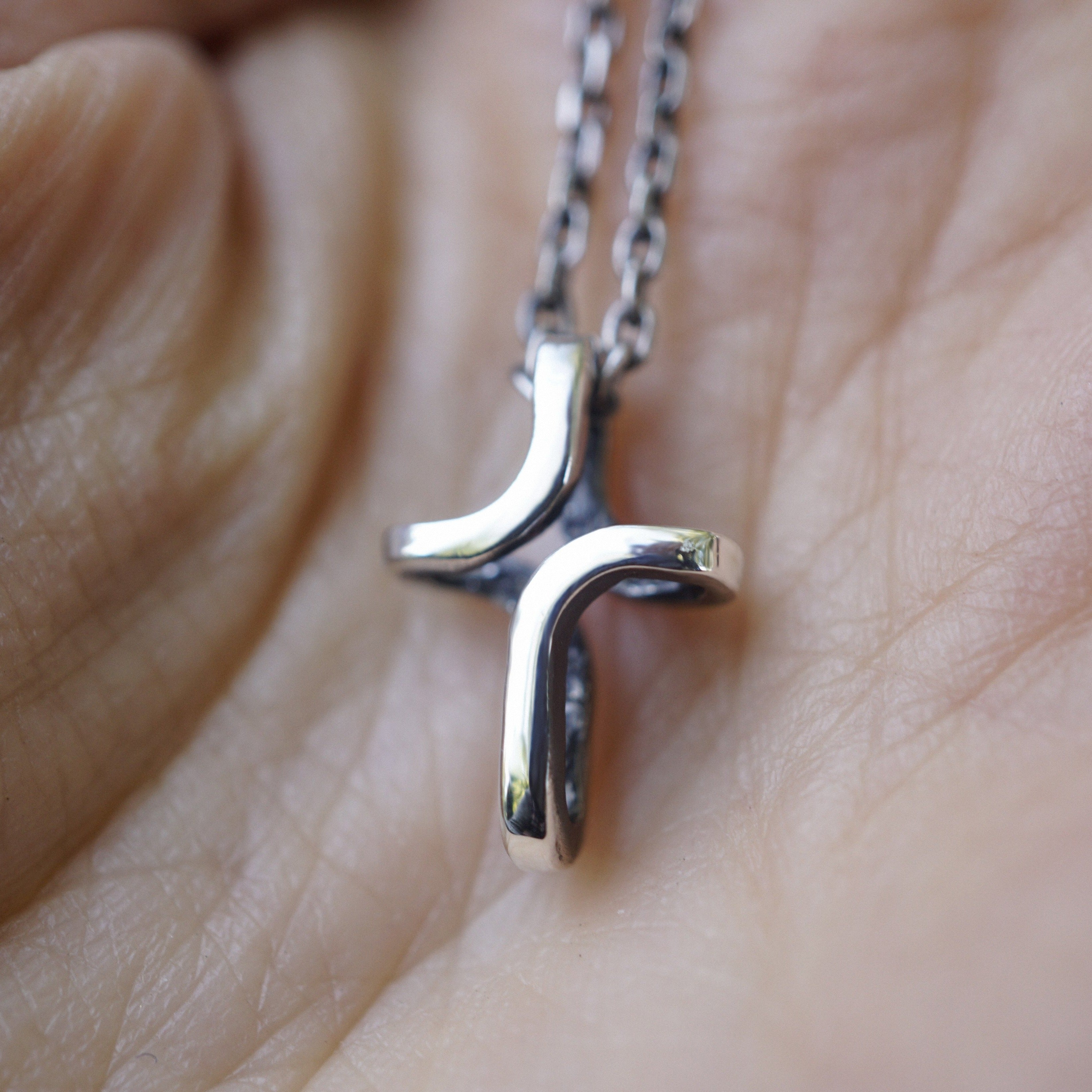 Mens cross necklace silver, Cross necklace women, Cross pendant 