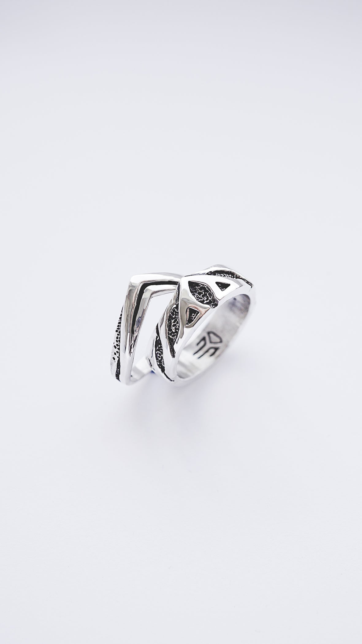 His and hers Celtic wedding bands set from the sterling silver OLAF & ASTRIDE