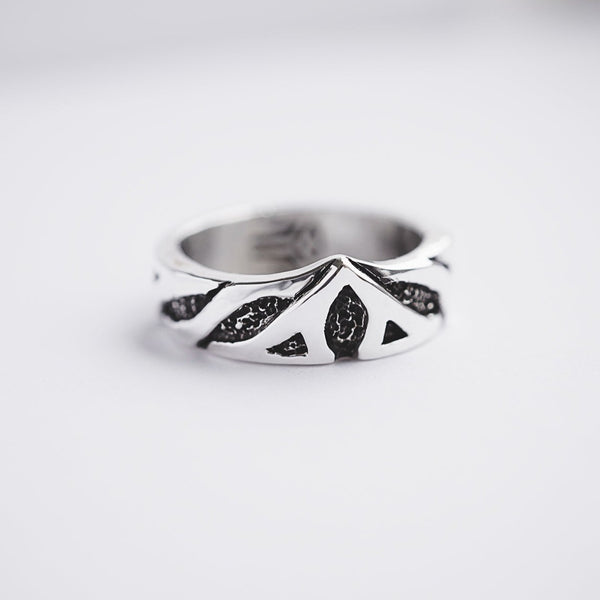 Unique Mens silver wedding bands OLAF | Celtic Wedding Ring BY MOONIQUE